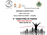 locandina della Maratona di poesia