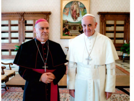 Orlandoni con Papa Francesco