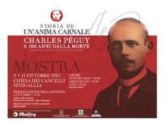 La locandina della mostra su Charles Péguy