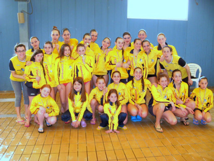 Le ragazze dell'Audasyncro alle gare di Ancona