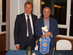 Luca Pagliari ospite del Rotary Club