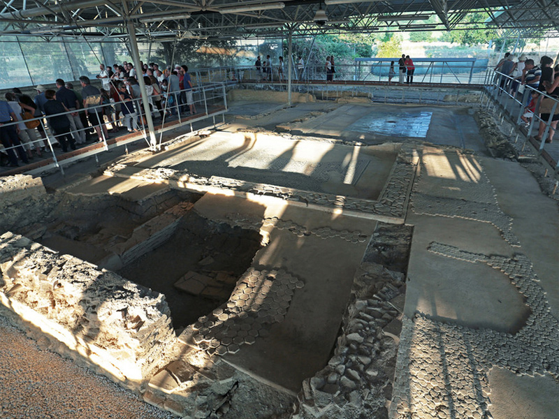 La "domus coiedii" del parco archeologico regionale Città Romana di Suasa gestito dal Consorzio Città Romana di Suasa