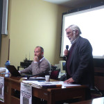 Giuliano Mancini e Adriano Mei all'incontro del Comitato Valcesano Unita