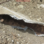 Residui di tubi in amianto rinvenuti a Senigallia