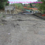 I lavori di demolizione del cavalcavia di strada del Giardino a Senigallia