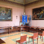 Consiglio comunale, sala consiliare di Ostra