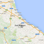 La mappa del terremoto di magnitudo ML 3.5 avvenuto nella provincia di Pesaro Urbino