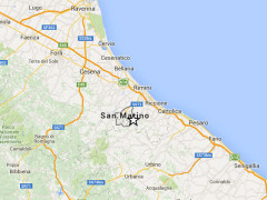 La mappa del terremoto di magnitudo ML 3.5 avvenuto nella provincia di Pesaro Urbino