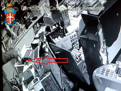 Furto al bar del Vallone di Senigalli, ripreso dalle videocamere