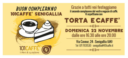 101Caffè compleanno