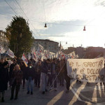 Corteo Trivelle Zero/Marche ad Ancona - foto da Facebook