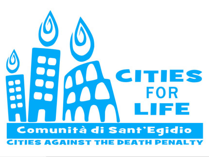 logo "Cities for life", l'iniziativa della Comunità di S.Egidio contro la pena di morte