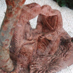 La "Natività" della scultrice Giovanna "Giò" Fiorenzi impreziosisce piazza Roma a Senigallia