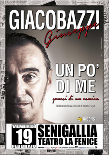 Giuseppe Giacobazzi a Senigallia con "Un po' di me"