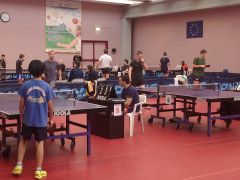 Il torneo di ping pong al Centro Olimpico Tennistavolo di Senigallia