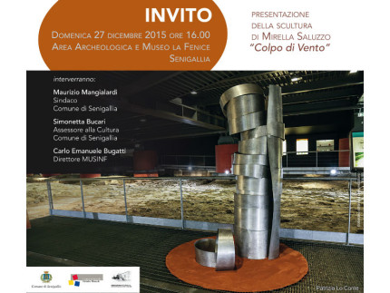 La scultura “Colpo di Vento” di Mirella Saluzzo