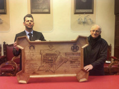 L'artista Giorgio Forlani dona una propria opera al Comune di Senigallia, una veduta della città di Senigallia nell'anno 1664