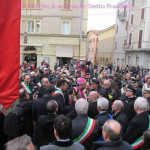 Mons. Francesco Manenti accolto a Senigallia in piazza Roma