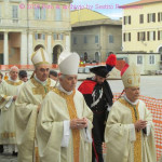Mons. Francesco Manenti, Card. Edoardo Menichelli, Mons. Giuseppe Orlandoni