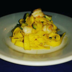 Tagliatelle zucchine gamberi