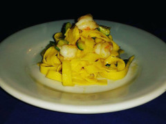 Tagliatelle zucchine gamberi