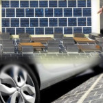 Superficie stradale rivestita di pannelli fotovoltaici