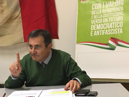 Il presidente ANPI Senigallia Leonardo Giacomini