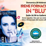 Irene Fornaciari in "Blu" all'Ipersimply di Senigallia