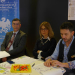 Presentato il progetto "Alberi di classe" per valorizzare il centro storico di Senigallia_ Da sx: Polacco, Bucari e Bramucci
