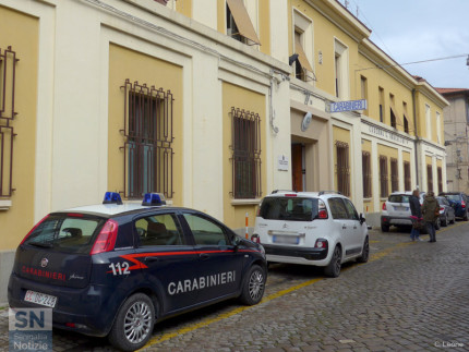 La caserma dei Carabinieri di Senigallia in via Marchetti