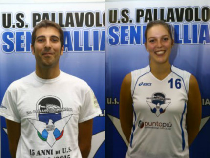 Andrea Giordani e Giorgia Filipponi - US Pallavolo Senigallia