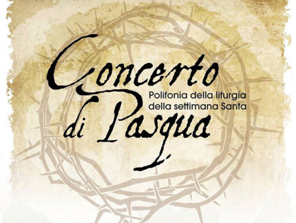 Locandina del concerto di pasqua 2016 dell'Accademia Corale Calicanto di Senigallia