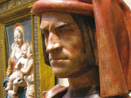 Il volto di Lorenzo de' Medici, opera nella National Gallery of Art di Washington