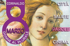 Locandina di "Parole di donne", iniziativa per l'edizione 2016 a Corinaldo della Festa della Donna