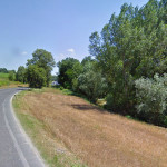 Il tratto di strada provinciale 12 Corinaldese tra Passo Ripe e Trecastelli, che prende il nome di via Matteotti. Foto di repertorio