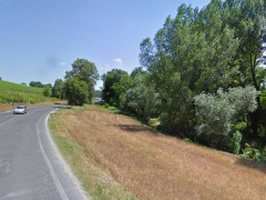 Il tratto di strada provinciale 12 Corinaldese tra Passo Ripe e Trecastelli, che prende il nome di via Matteotti. Foto di repertorio