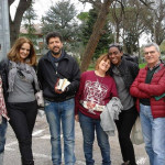 I protagonisti dell'iniziativa della Consulta degli Immigrati di Senigallia al carcere Villa Fastiggi di Pesaro