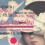 L'invito alla presentazione del libro di Dacia Maraini a Senigallia