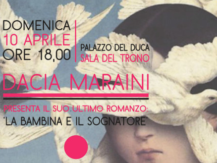 L'invito alla presentazione del libro di Dacia Maraini a Senigallia