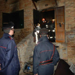 Incendio in casa a Corinaldo