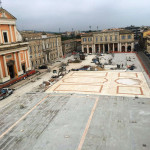 Piazza Garibaldi durante i lavori