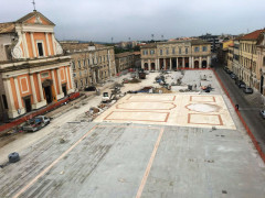 Piazza Garibaldi durante i lavori