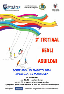 2° Festival degli Aquiloni a Marzocca - locandina