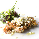 Calamaretti Rimini Fest e succo di granchio - Ricetta Mauro Uliassi