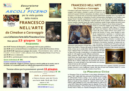 Il programma dell'escursione ad Ascoli Piceno del Circolo culturale di Palazzo Mastai