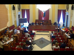 L'assemblea dei partecipanti alla sottoscrizione del contratto di fiume nella sala consiliare di Senigallia
