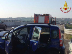 Incidente in A-14 nei pressi del casello di Montemarciano