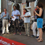 Mattia Crivellini e Alessandro Gnucci di Fosforo sul palco del caterRaduno 2016 di Senigallia