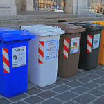 Raccolta differenziata, rifiuti, bidoni