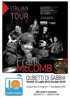 Frank McComb live a Qubetti di Sabbia - Senigallia
